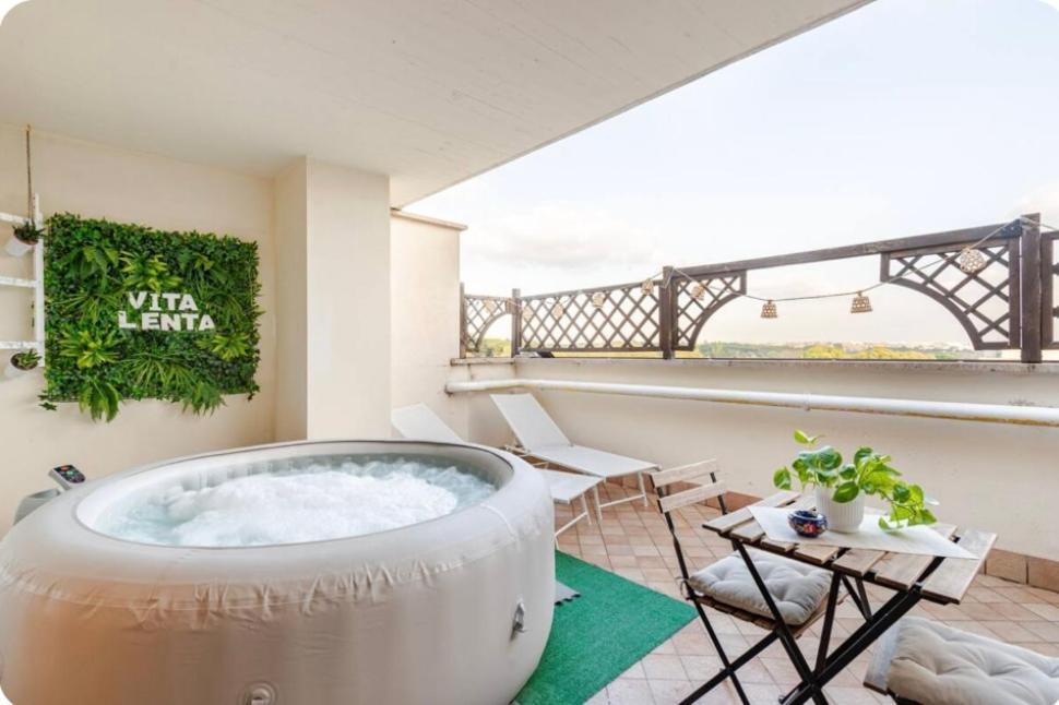 Vita Lenta Terrazza Roma Garbatella Εξωτερικό φωτογραφία